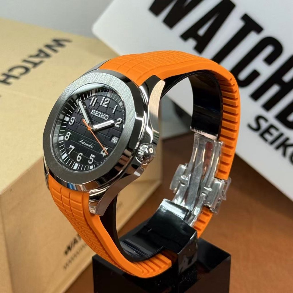 SEIKONAUT | Volcano Orange NH35 Aquanaut - WATCHBRICK