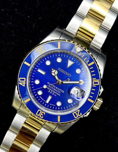 SEIKOSUB | MarineMaster Blue Two - Tone - WATCHBRICK