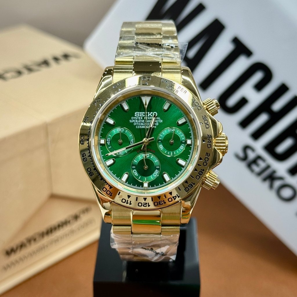 SEIKOTONA | John Mayer Gold VK63 Chrono - WATCHBRICK