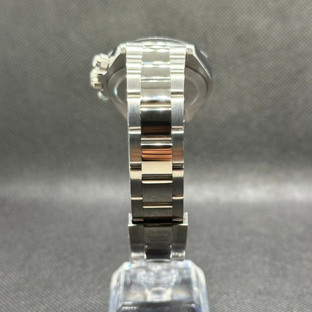 SEIKOTONA | White Panda VK63 Chrono - WATCHBRICK