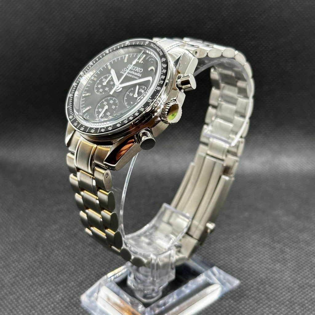 Speedmaster Black Edition | VK63 Seiko Chronograph - WATCHBRICK