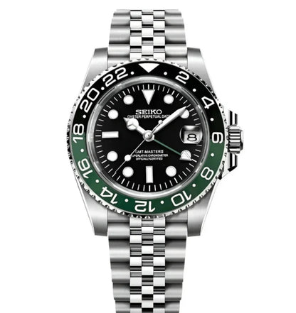 Sprite GMT – Seiko NH34 Dual - Time Mod - WATCHBRICK