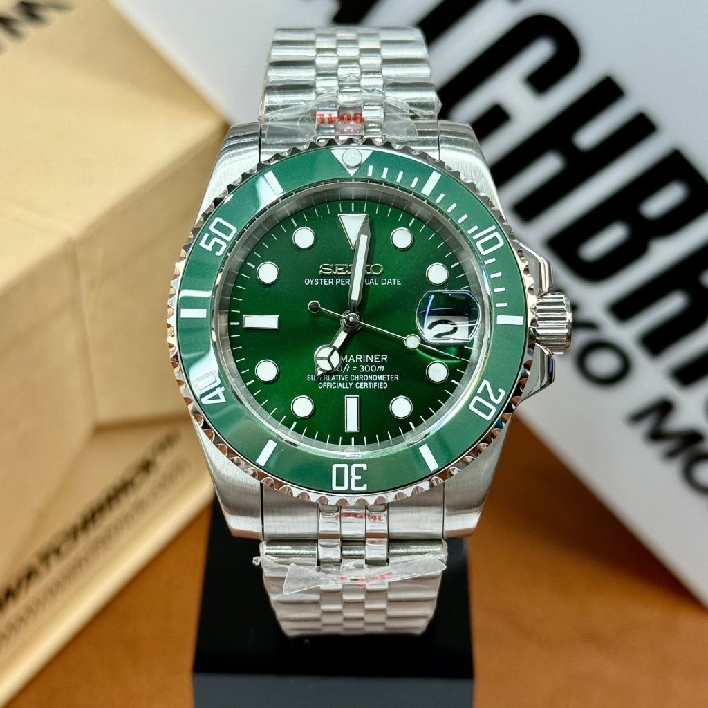 SUBMOD | Hulk NH35 Green Dial - WATCHBRICK