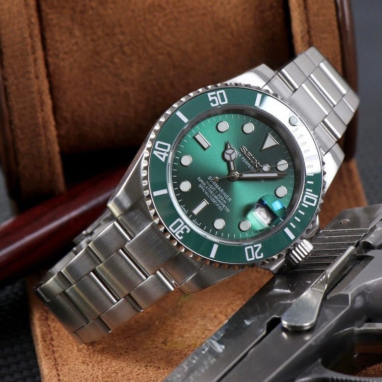 SUBMOD | Hulk NH35 Green Dial - WATCHBRICK
