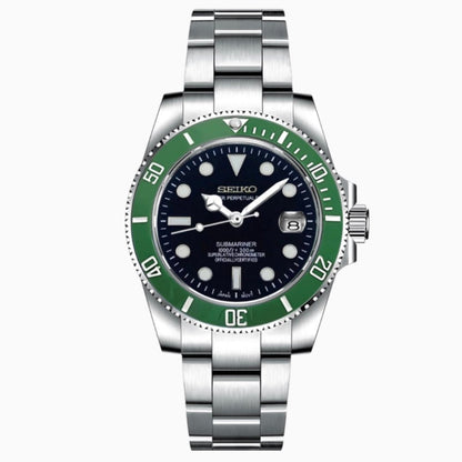 SUBMOD | Kermit NH35 Black Dial - WATCHBRICK