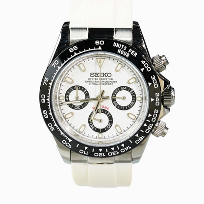 VK63 Chrono – Black Panda - WATCHBRICK