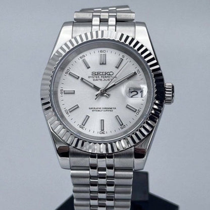 White Wave – Diver Dial NH35 Seiko Mod - WATCHBRICK