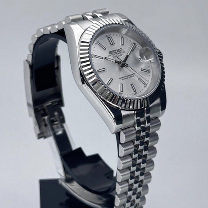 White Wave – Diver Dial NH35 Seiko Mod - WATCHBRICK